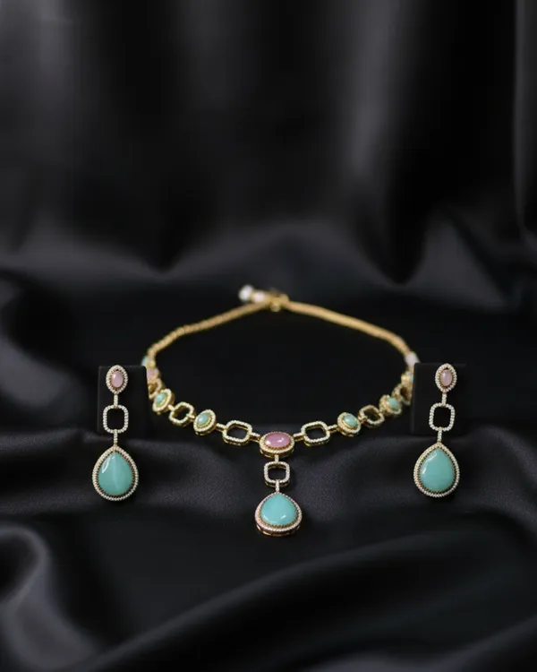 Multicolor_Brass_Necklace_Set_For_Women